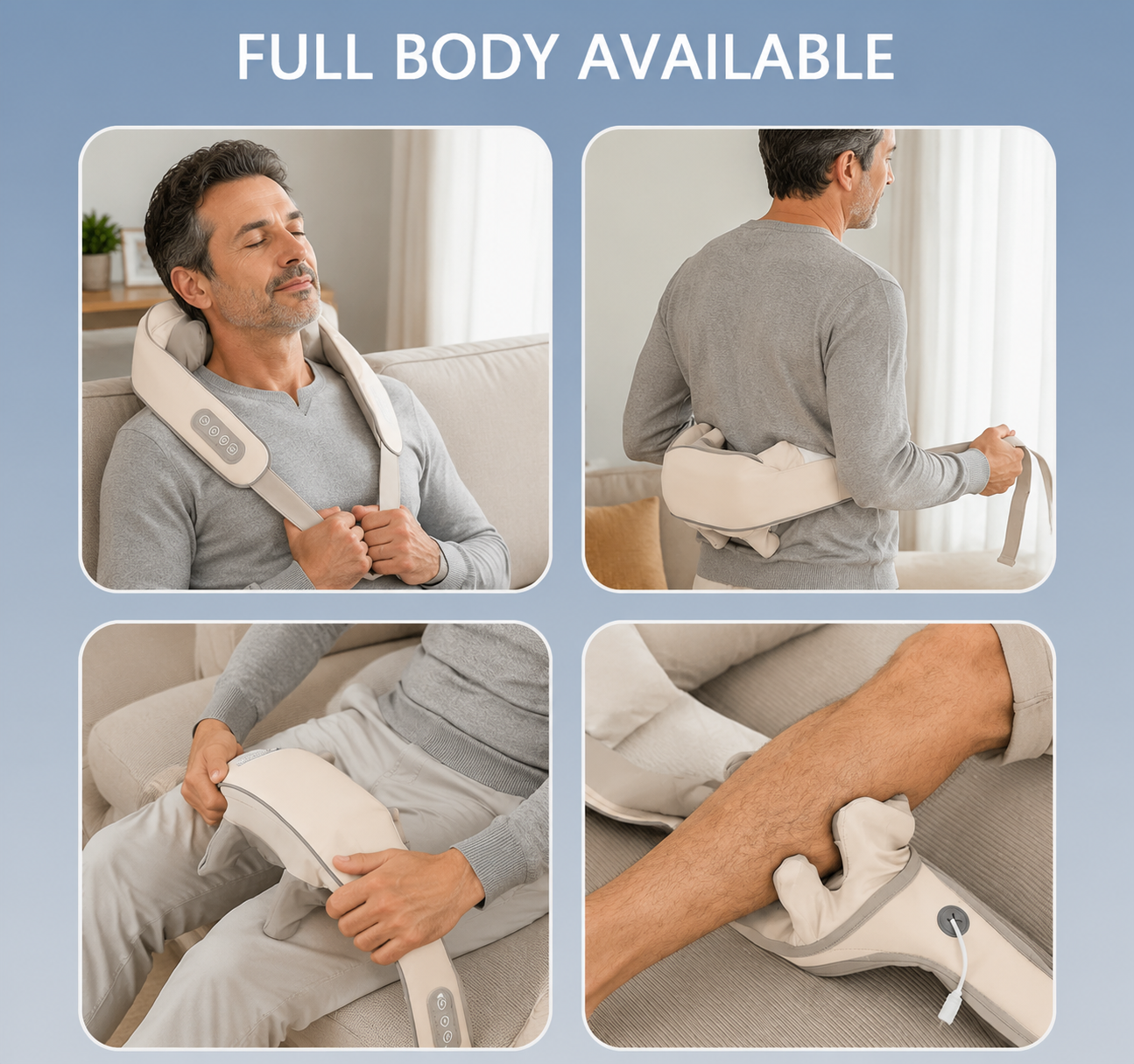RELIORA NeckEase™ | Wearable EMS Neck & Shoulder Massager