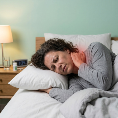 Poor Sleep from Neck Discomfort