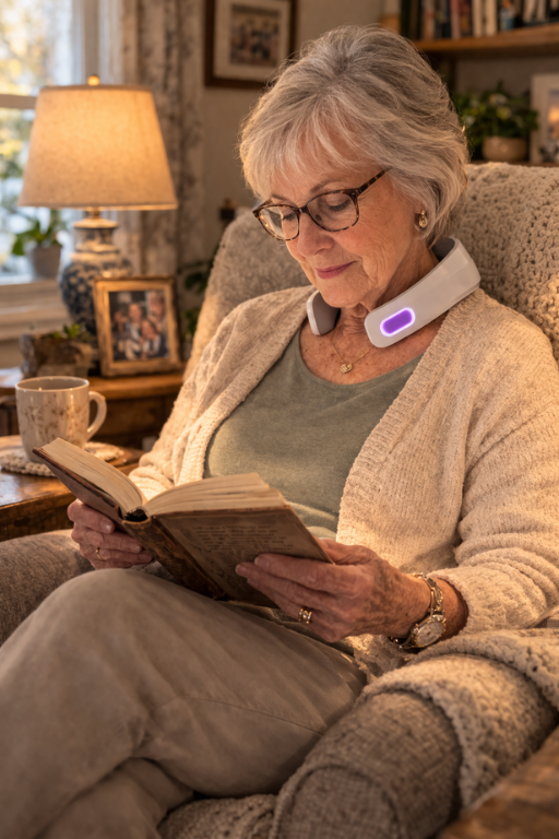 RELIORA NeckEase supports posture recovery